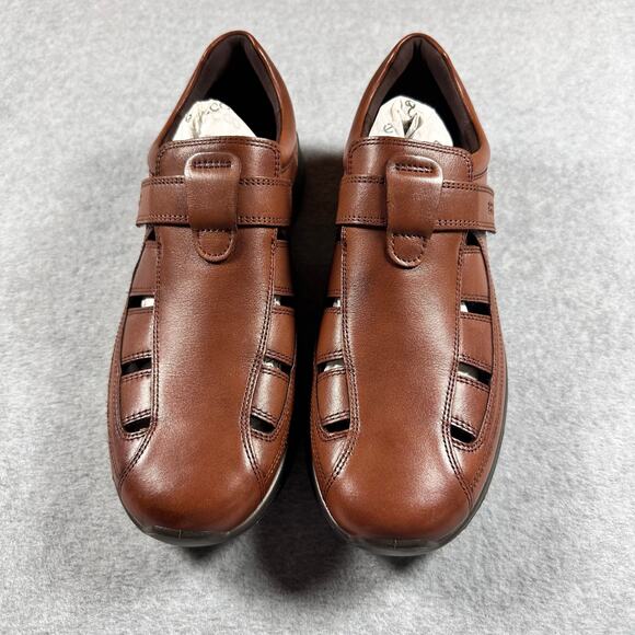 ECCO Brown Leather Fisherman Sandals Mens 45 EU 11-11.5M main image 6
